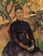 Paul Cezanne Madame Cezanne USA oil painting artist